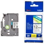 Brother TZe-231 12mm Black on White Laminated Label Tape (8m) TZE-231