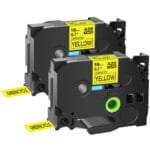 Brother TZe-641 18mm Black on Yellow Laminated Label Tape (8m) TZE-641