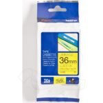 Brother TZe-661 36mm Black on Yellow Laminated Label Tape (8m) TZE-661