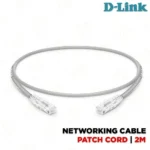 D-Link Cat6 Patch Cord NCB-C6UGRYR1-2 UTP 2M Grey NCB-C6UGRYR1-2