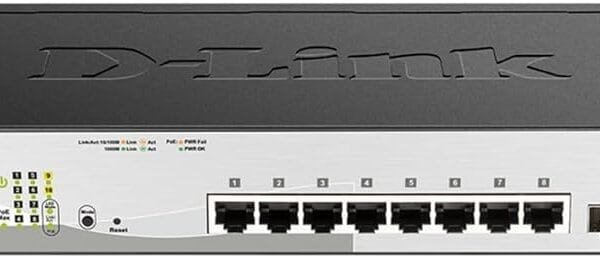 D-Link DGS-1210-10P/E 8-Port Gigabit PoE Smart Managed Switch 2 SFP 65W DGS-1210-10P/E