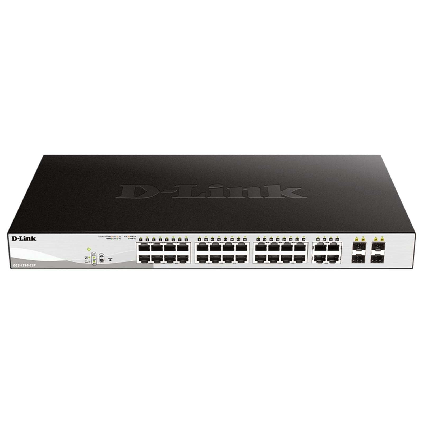 D-Link DGS-1210-28P 24-Port Gigabit PoE+ Smart Managed Switch 193W D-Link DGS-1210-28P 24-Port Gigabit PoE+ Smart Managed Switch 193W DGS-1210-28P/E