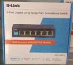 D-Link DGS-F1006P 6-Port Gigabit Long Range PoE Switch 60W DGS-F1006P