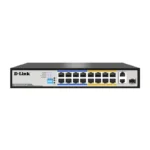D-Link DGS-F1016P 16-Port Gigabit PoE Switch 150W DGS-F1016P