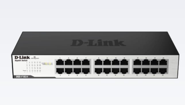 D-Link DGS-F1024/B 24-Port Gigabit Unmanaged Switch D-Link DGS-F1024/B 24-Port Gigabit Unmanaged Switch DGS-F1024/B