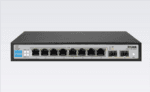 D-Link DGS-F1100-10PS-E/B 8-Port Gigabit PoE+ Smart Switch 2 SFP 96W DGS-F1100-10PS-E/B