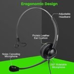 D-Link DPH-100 Monaural Headset with Noise-Canceling Microphone and RJ9 Connector DPH-100