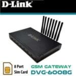 D-Link DVG-6008G 8-Port VoIP GSM Gateway 8 SIM DVG-6008G