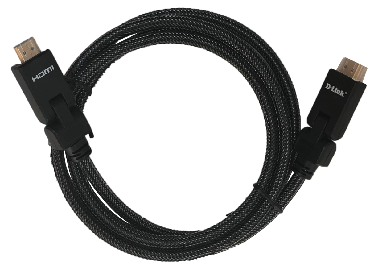 D-Link HCB-4AABLBR-3 HDMI 2.0 Cable 4K 60Hz 3m 90-Degree D-Link HCB-4AABLBR-3 HDMI 2.0 Cable 4K 60Hz 3m 90-Degree HCB-4AABLBR-3