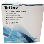 D-Link NCB-C6UGRYR-305-24 Cat6 UTP 24AWG PVC 305m Grey Cable NCB-C6UGRYR-305-24