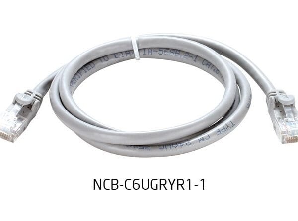 D-Link NCB-C6UGRYR1-05 Cat6 UTP 24 AWG 0.5m Grey Patch Cord NCB-C6UGRYR1-05