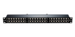 D-Link NPP-C62BLK481 Cat6 Shielded 48-Port Loaded Patch Panel NPP-C62BLK481