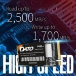 Dato DP342 1TB M.2 NVMe PCIe Gen3 x4 2242 SSD DP342SSD-1TB