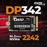 Dato DP342 1TB M.2 NVMe PCIe Gen3 x4 2242 SSD DP342SSD-1TB
