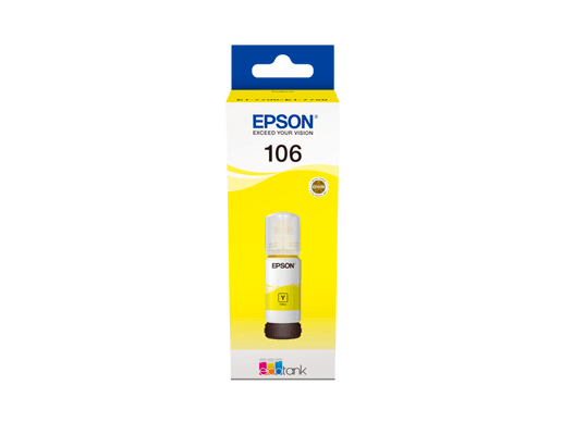 Epson 106 EcoTank Yellow Ink Bottle 70ml Epson 106 EcoTank Yellow Ink Bottle 70ml PROD-Epson & Canon -27