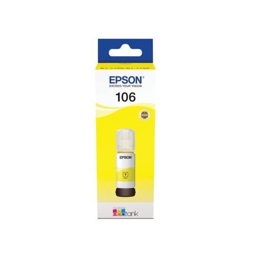 Epson 106 Yellow EcoTank Ink Bottle 70ml C13T00R440 C13T00R440