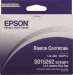 Epson C13S015262 Black Fabric Ribbon Cartridge for LQ-2550/680 C13S015262