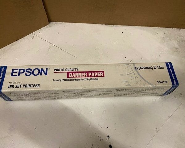Epson C13S041102 Photo Quality Banner Paper 420mm x 15m Matte C13S041102