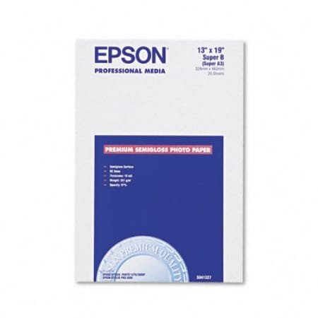 Epson C13S041294 Premium Semigloss Photo Paper 24" x 25m 250gsm C13S041294