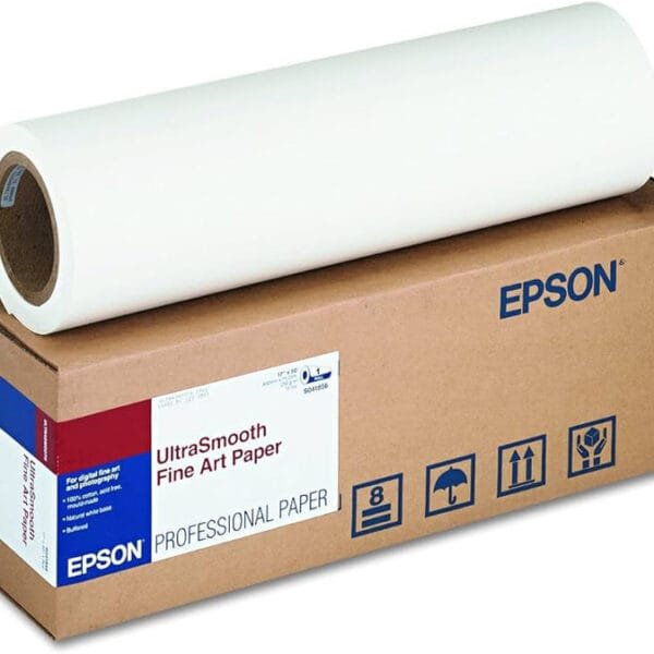 Epson C13S041783 UltraSmooth Fine Art Paper Roll 44" x 15.2m 250g/m² C13S041783
