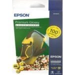 Epson C13S041822 Premium Glossy Photo Paper 100x150mm 255g/m² 100 Sheets C13S041822