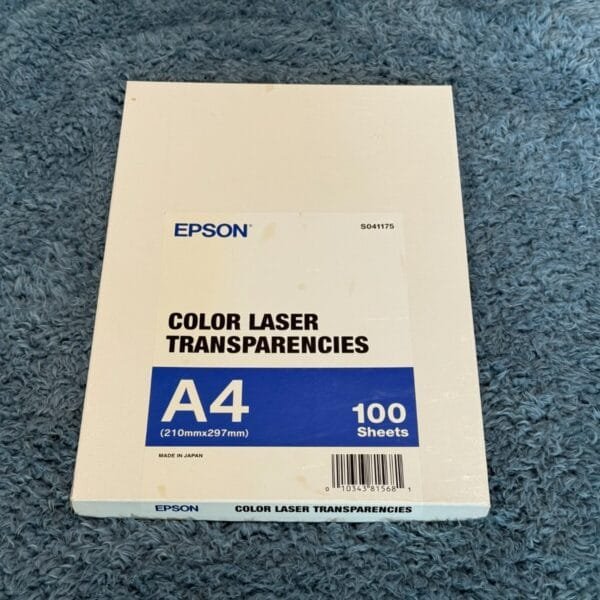 Epson Laser Transparency Film C13S041175 A4 (100 Sheets) C13S041175