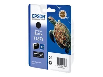 Epson T1571 Photo Black UltraChrome K3 Ink Cartridge 25.9ml C13T15714010 C13T15714010