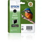 Epson T1591 Photo Black Ink Cartridge 17ml UltraChrome Hi-Gloss 2 C13T15914010