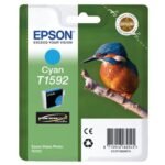 Epson T1592 Cyan Ink Cartridge 17ml UltraChrome Hi-Gloss 2 C13T15924010