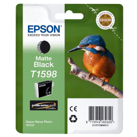 Epson T1598 Matte Black Ink Cartridge 17ml C13T15984010 C13T15984010