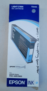 Epson T5445 Light Cyan 220ml UltraChrome Ink Cartridge C13T544500