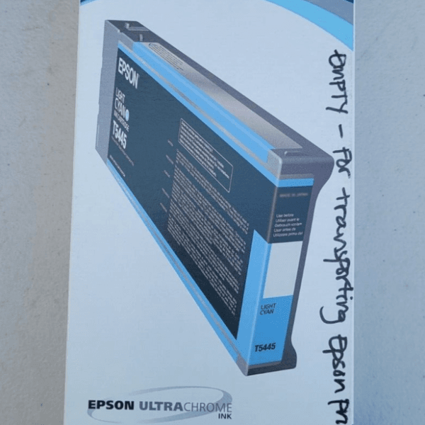 Epson T5445 Light Cyan 220ml UltraChrome Ink Cartridge C13T544500