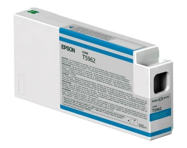 Epson T5962 Cyan 350ml UltraChrome HDR Ink Cartridge C13T596200