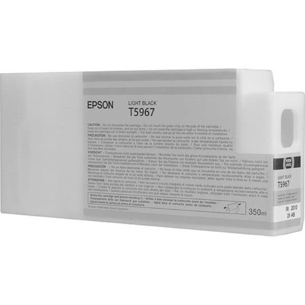 Epson T5967 Light Black 350ml UltraChrome HDR Ink Cartridge C13T596700