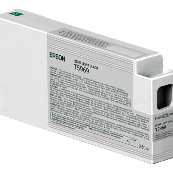 Epson T5969 Light Light Black 350ml UltraChrome HDR Ink Cartridge C13T596900