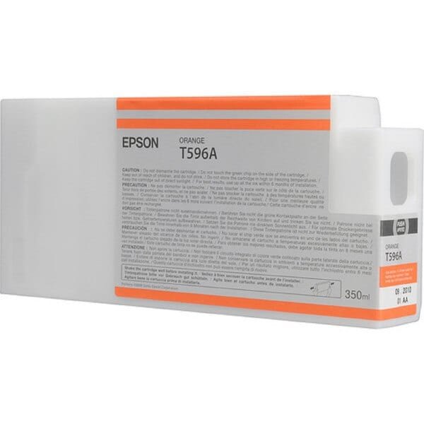 Epson T596A Orange 350ml UltraChrome HDR Ink Cartridge C13T596A00