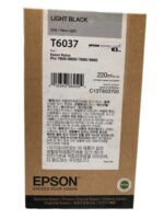 Epson T6037 Light Black Ink Cartridge 220ml UltraChrome K3 C13T563700/C13T603700