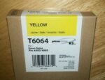 Epson T6064 Yellow Ink Cartridge 220ml UltraChrome K3 C13T565400/C13T606400