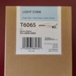 Epson T6065 Light Cyan 220ml UltraChrome K3 Ink Cartridge C13T565500/C13T606500