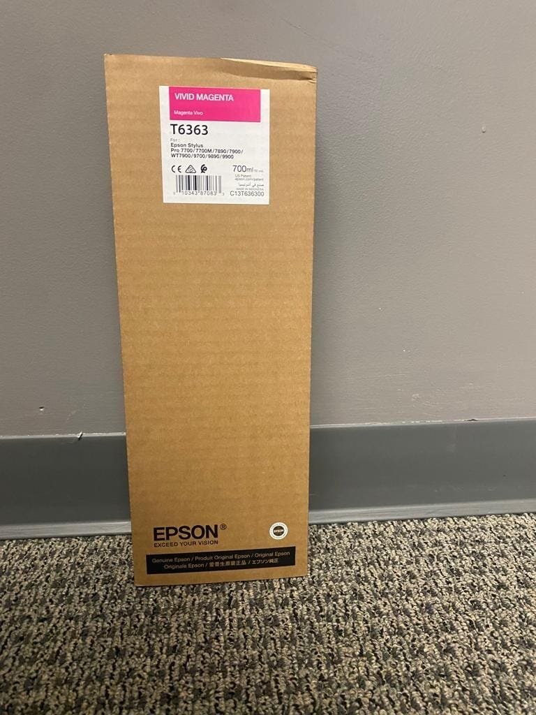 Epson T6363 Vivid Magenta Ink Cartridge 700ml Epson T6363 Vivid Magenta Ink Cartridge 700ml C13T636300