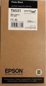 Epson T6531 Photo Black 220ml Ink Cartridge C13T653100 C13T653100