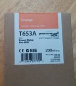 Epson T653A Orange Ink Cartridge 220ml C13T653A00 C13T653A00