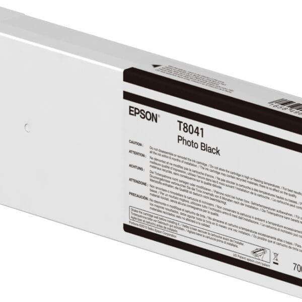 Epson T8041 Photo Black 700ml Ink Cartridge C13T804100 C13T804100/C13T55K100