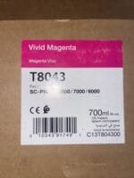 Epson T8043 Vivid Magenta 700ml Ink Cartridge C13T804300/C13T55K300
