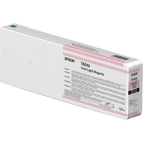 Epson T8046 Vivid Light Magenta 700ml Ink Cartridge (C13T804600) C13T804600/C13T55K600