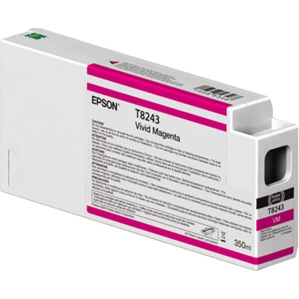 Epson T8243 UltraChrome HDX Vivid Magenta Ink Cartridge 350ml 07INK0632