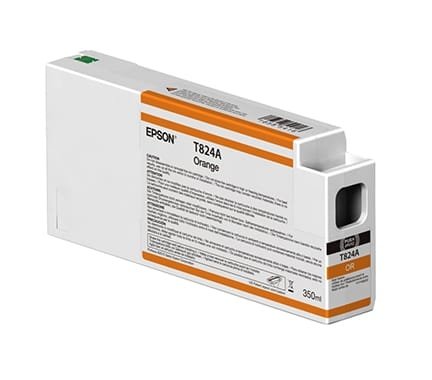 Epson T824A Orange UltraChrome HDX 350ml Ink Cartridge 07INK0639