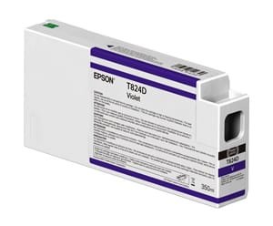 Epson T824D00 UltraChrome HDX/HD Photo Violet Ink Cartridge, 350ml 07INK0641