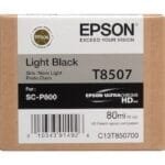 Epson T8507 Light Black UltraChrome HD Ink Cartridge 80ml C13T850700