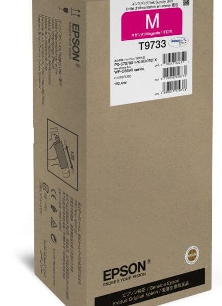 Epson T9733 Magenta XL Ink Supply Unit (22,000 Pages) EP-C13T97330N